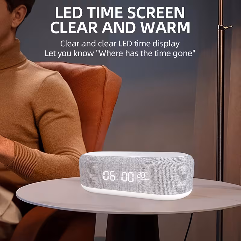 Large digital display showing the time clearly from across the room